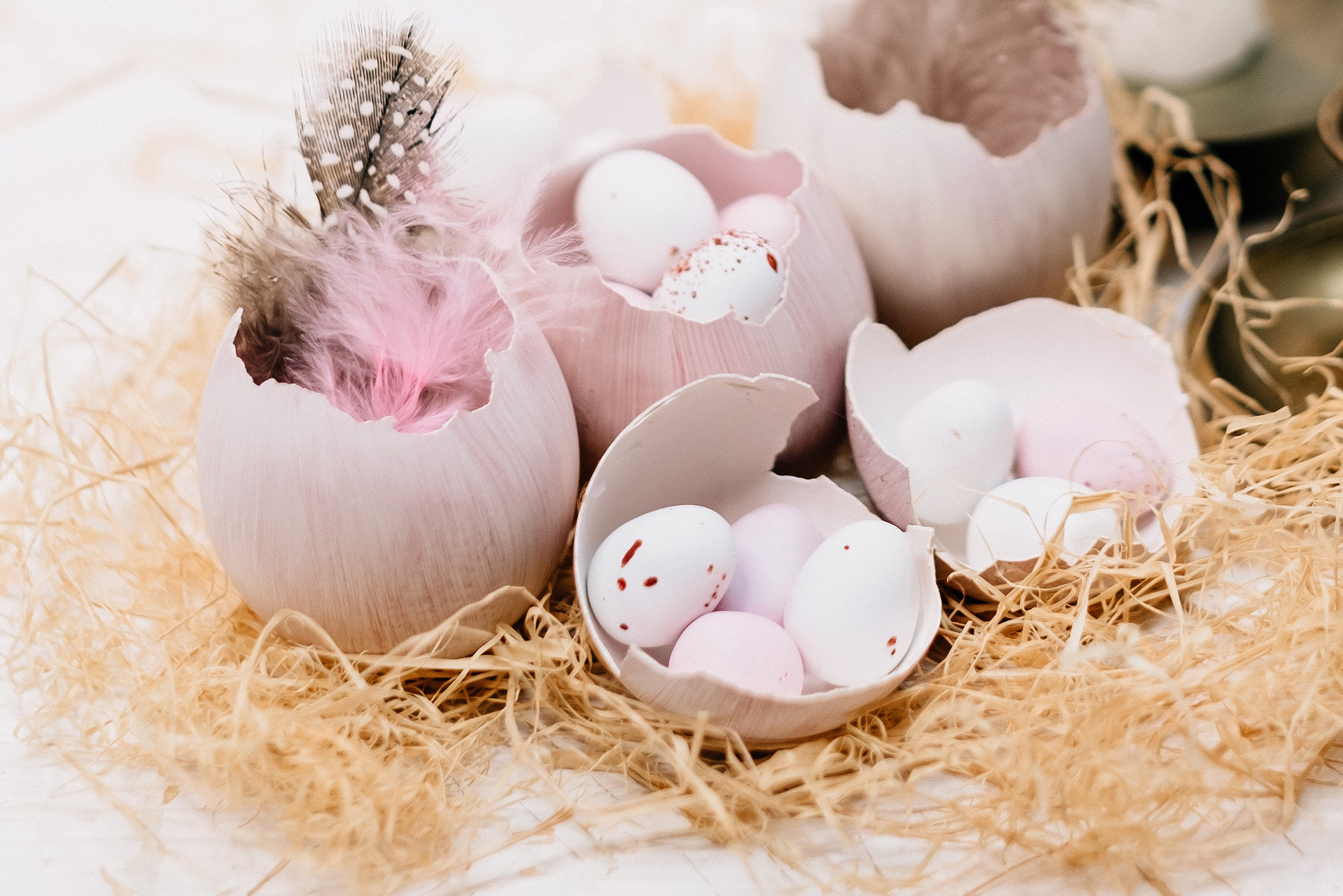 Easter Bunny Honeycomb Decorations