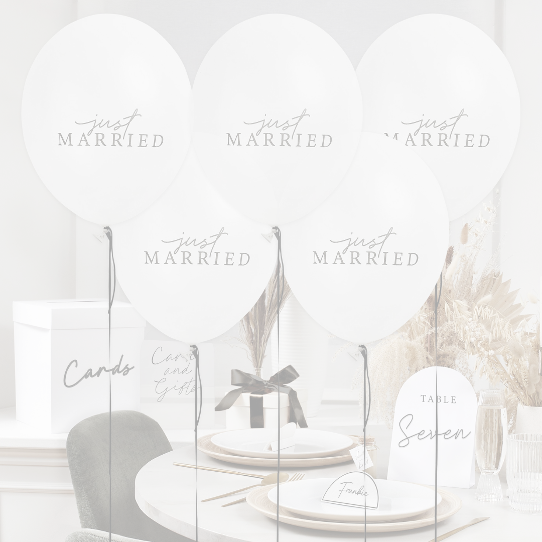 Monochrome Wedding - White & Black Sophisticated Wedding Accessories