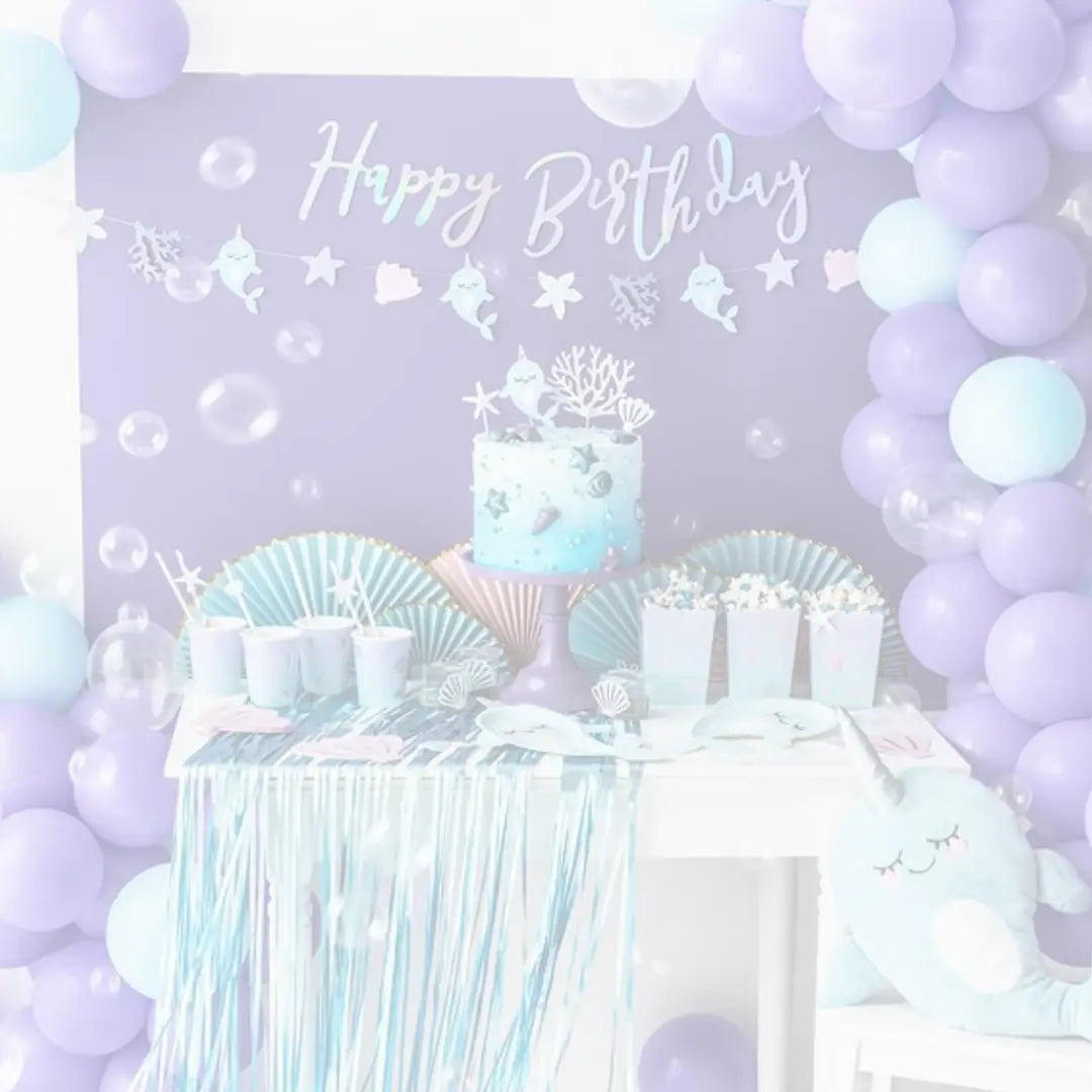 Narwhal party supplies - Mermaid party supplies collection - Jolie Fete UK