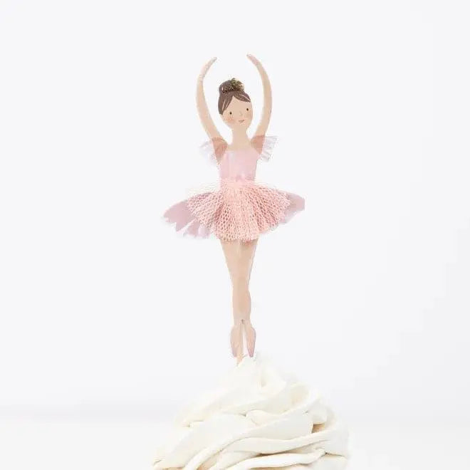 Ballerina Party Cupcake Toppers - Kids Ballet Dancer Cake Decorations & Cases - Children's Birthday - Ballerina Party Supplies - Pack Of 24 - Jolie Fete UK