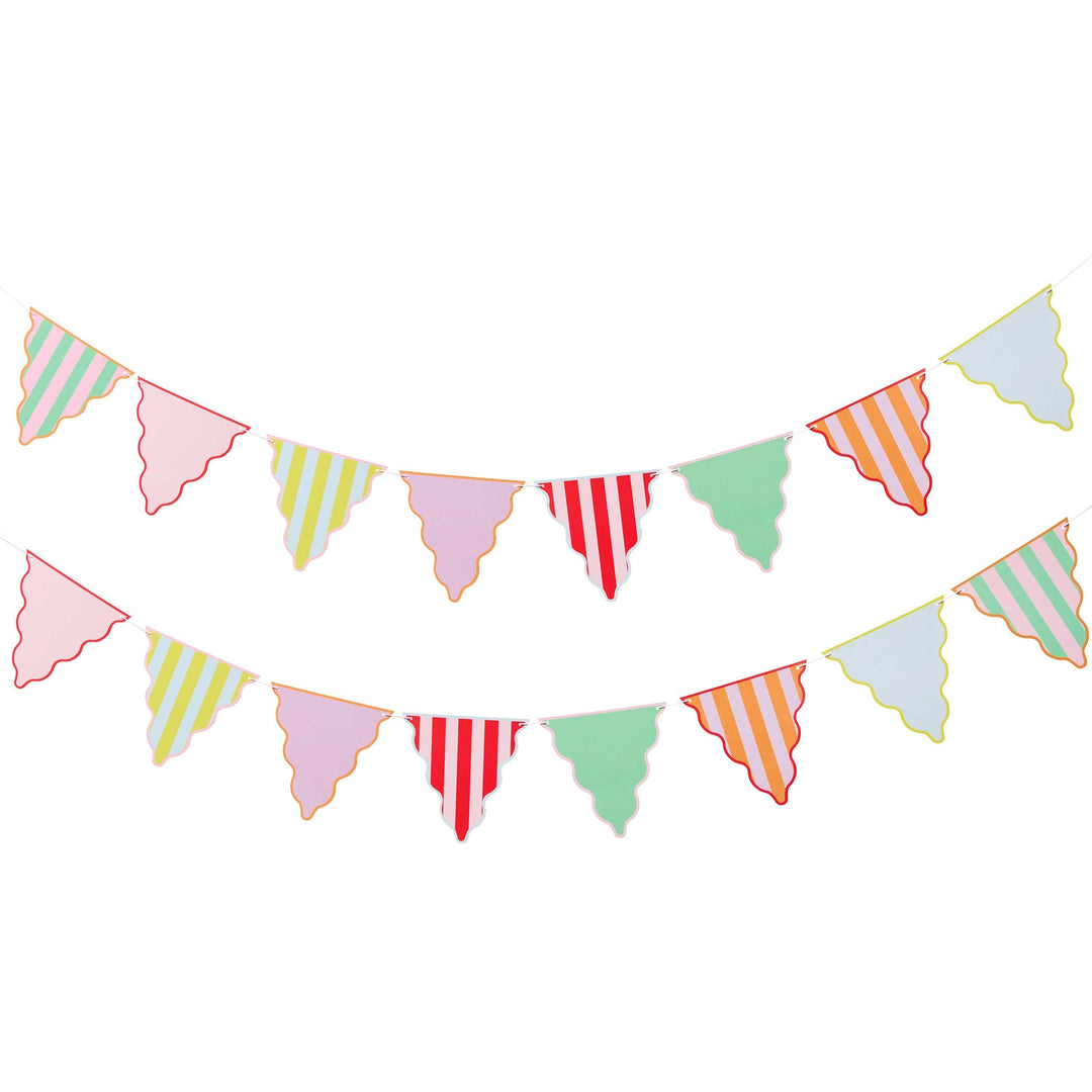 Birthday Party Bunting - Bright Party Garland - Colourful Birthday Banner - Birthday Party Decorations - Rainbow Party Decor - 4m Banner - Jolie Fete UK
