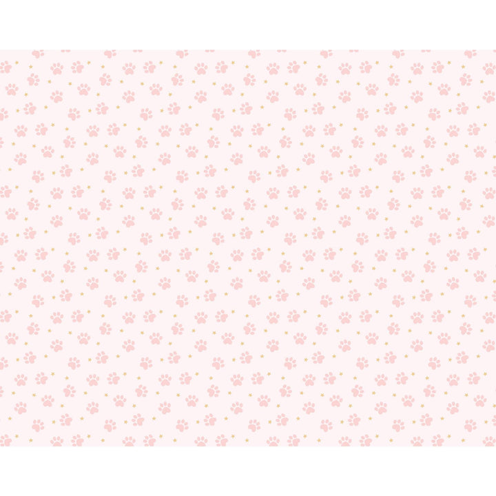 Cat Paw Print Paper Tablecloth - Pink and White Cat Paper Party Table Cover - Meow Party - Paw Print Birthday Party Tableware - Jolie Fete UK