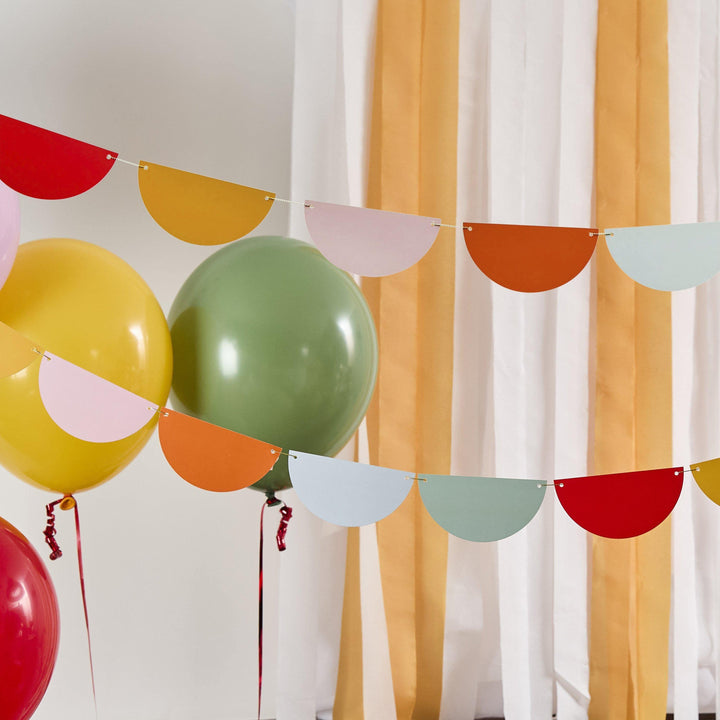 Circus Balloons - Circus Party Plain Colour Balloons - Circus Party Decorations - Carnival Funfair - Kids Birthday Party - 12" - Pack Of 5 - Jolie Fete UK