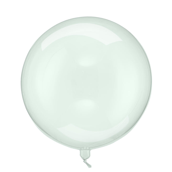 Clear Green 16" Balloon - Transparent Bubble Balloon - Aqua Sphere Balloon - Mermaid Party Balloons - Under The Sea Party Theme -Dive Into 5 - Jolie Fete UK