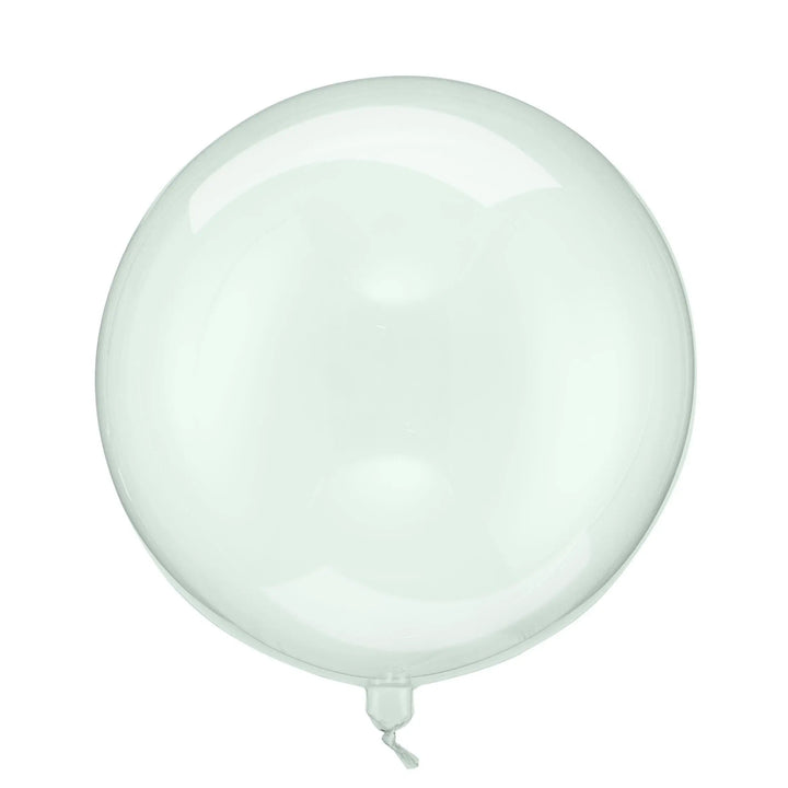 Clear Green 16" Balloon - Transparent Bubble Balloon - Aqua Sphere Balloon - Mermaid Party Balloons - Under The Sea Party Theme -Dive Into 5 - Jolie Fete UK