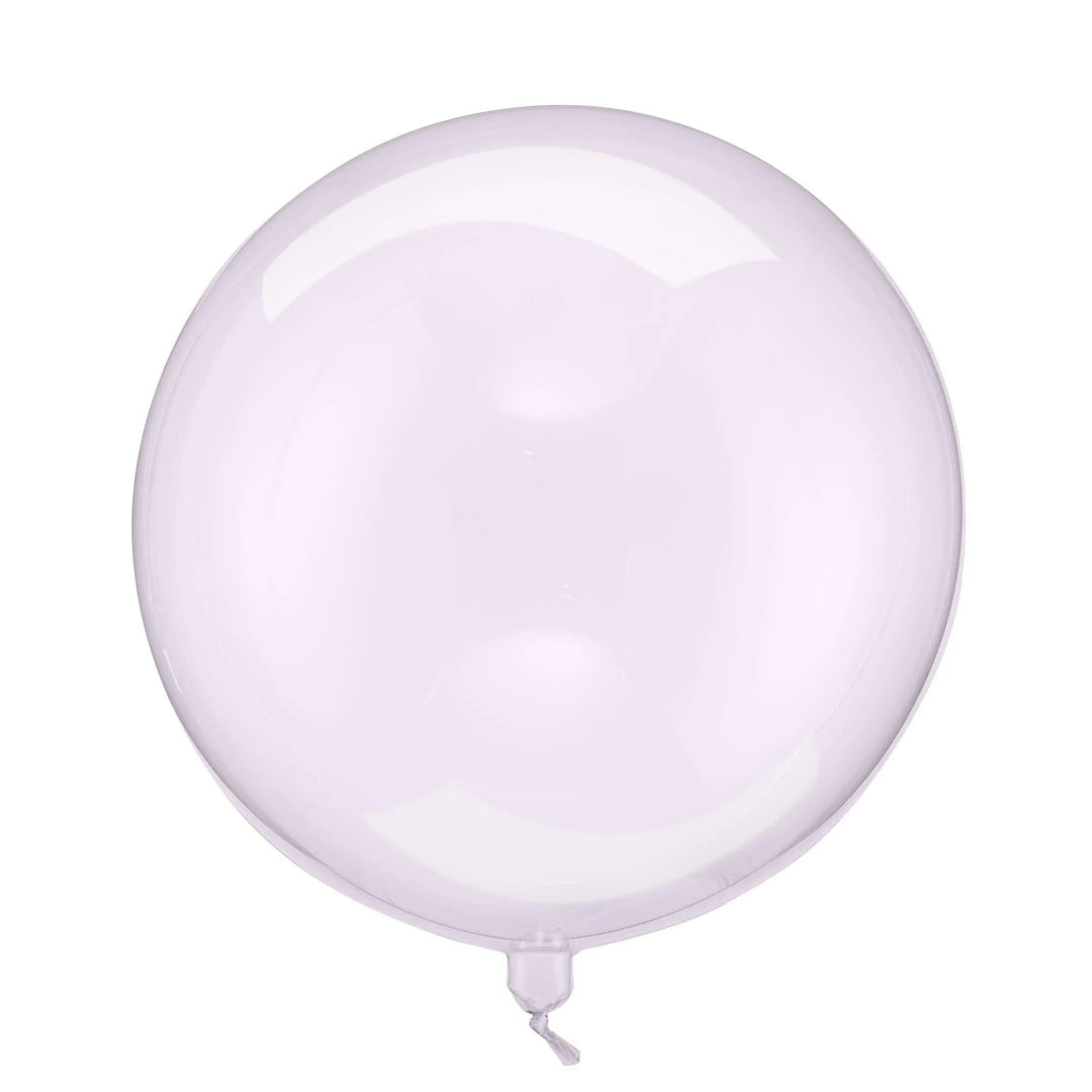 Clear Lilac 16" Balloon - Transparent Bubble Balloon - Purple Sphere Balloon - Mermaid Party Balloons -Under The Sea Party Theme-Dive Into 5 - Jolie Fete UK