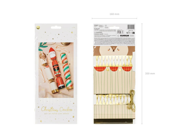Christmas Gift Boxes For Candies - DIY Christmas Gift Boxes - Christmas Treat Boxes - Christmas Gifts Wrapping - Kids Gift - Pack Of 3 - Jolie Fete UK