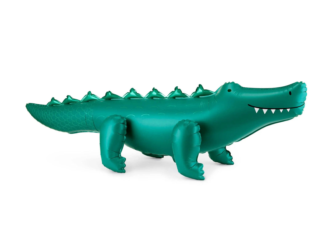 Crocodile Balloon - Standing Foil Balloon - Safari Birthday Decor - Jungle Animal Balloons - Wild One Party-Kids Party Balloon-Air Fill Only - Jolie Fete UK