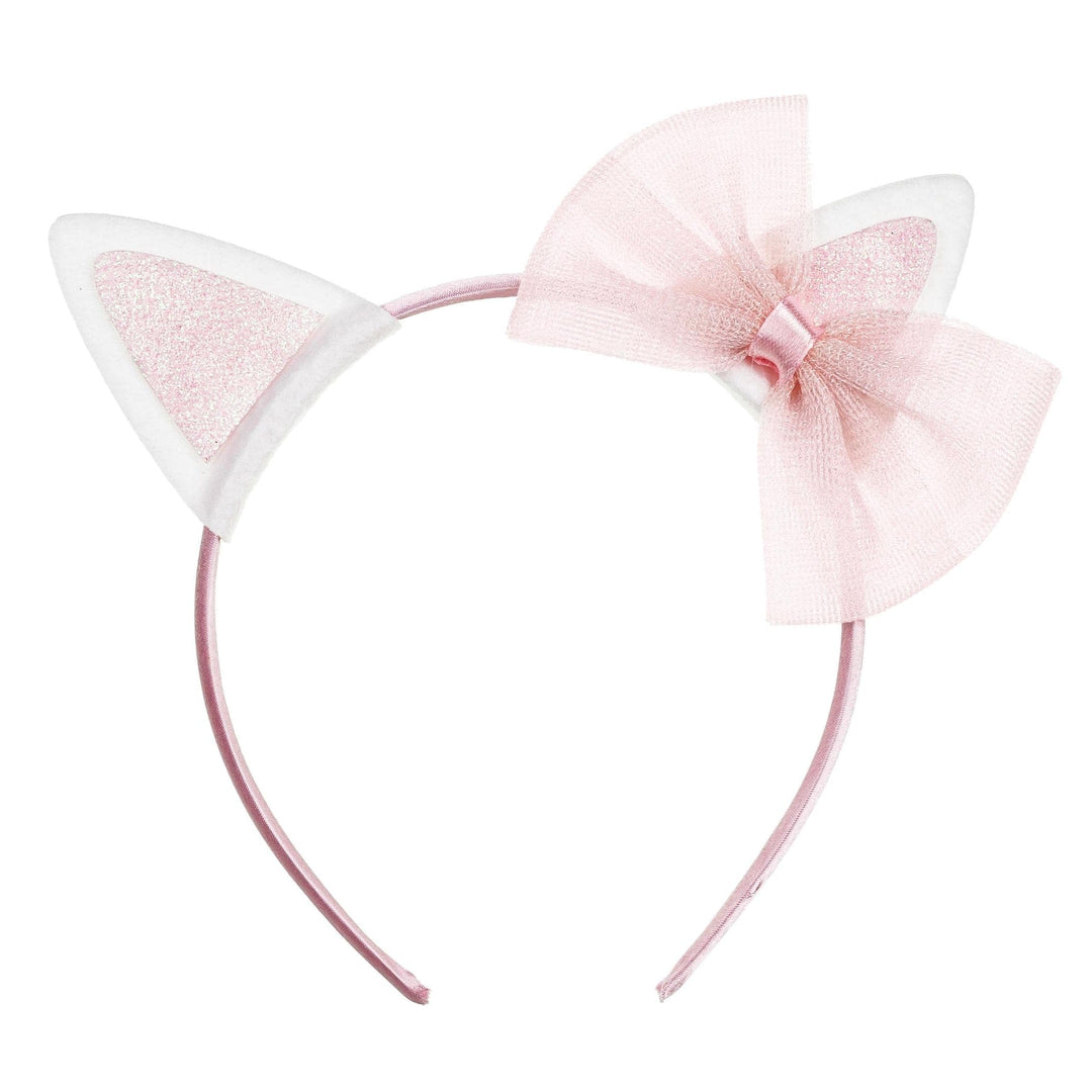 Cat Headband - Cute Kitty Headband With Pink Bow - Cat Party Accessories - Cat Party Favours - Cat Dress Up - Meow Party - Jolie Fete UK