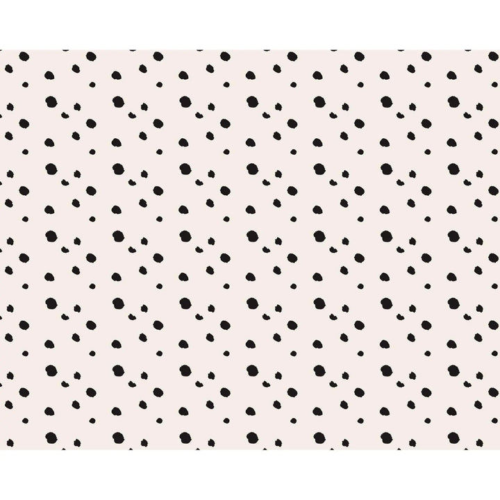 Dalmatian Dots Paper Tablecloth - 180x120cm Black And White Table Cover - Dog Theme Birthday Party Decor - Puppy Baby Shower Supplies - Jolie Fete UK