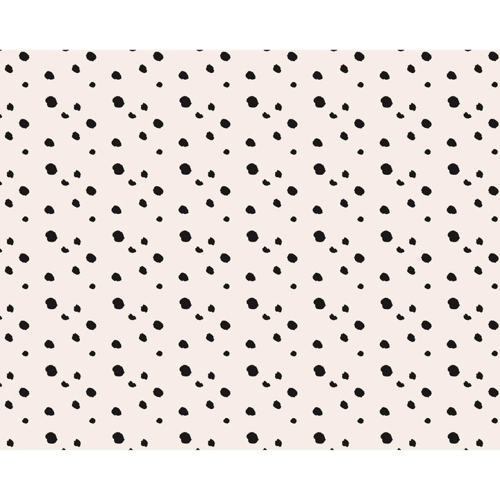 Dalmatian Dots Paper Tablecloth - 180x120cm Black And White Table Cover - Dog Theme Birthday Party Decor - Puppy Baby Shower Supplies - Jolie Fete UK