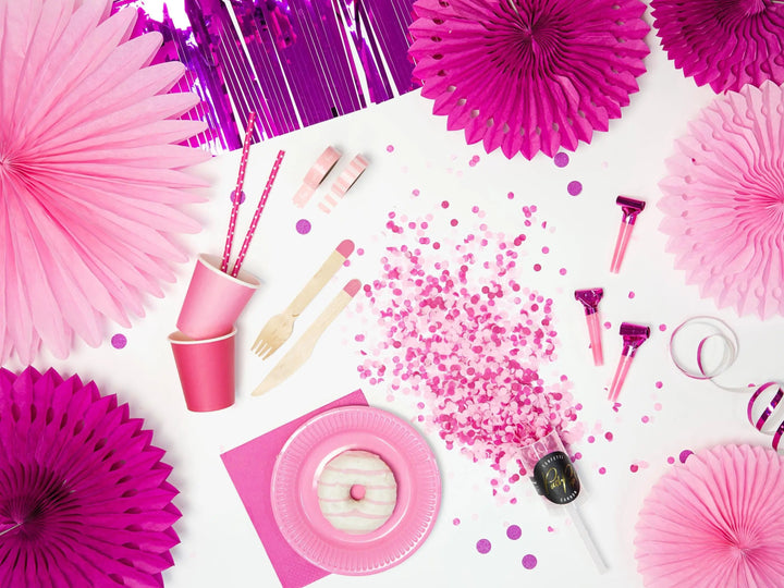 Pink Balloon Weight - Dark Pink Metallic Balloon Weight - 160g - Other Colours Available - Jolie Fete UK