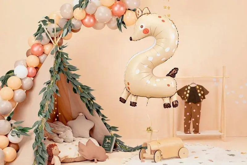 Deer Foil Balloon Number 2 - Jolie Fete