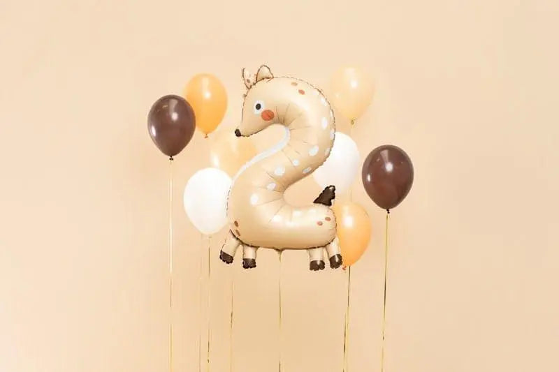 Deer Foil Balloon Number 2 - Jolie Fete