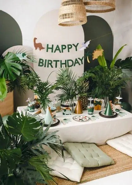 Dinosaur Cake Candles - Animal Party Cake Decorations - Kids Jurassic Dino Party Supplies - Cute Dinosaurs - Dinosaur Theme Party -Pack Of 3 - Jolie Fete UK