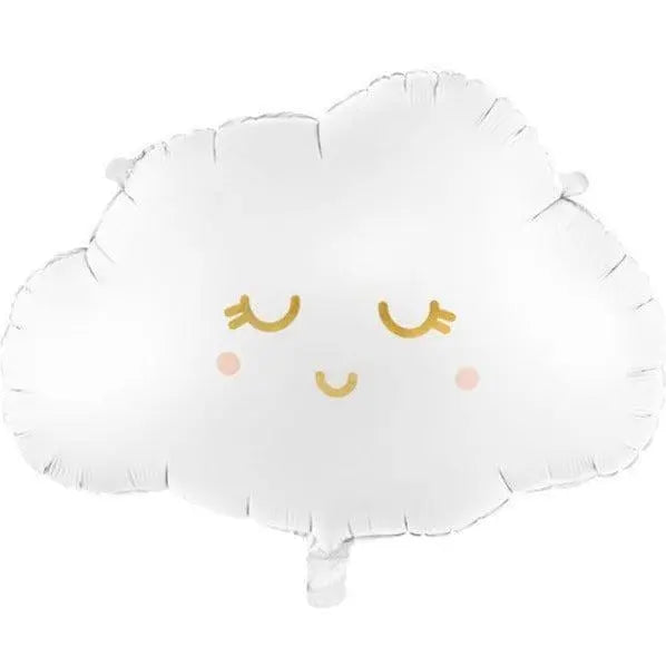 Foil Cloud Balloon - White Cloud Balloons - First Birthday Balloons - Baby Shower Balloons - Cloud Party Decor -Cloud Balloons-Helium Or Air - Jolie Fete