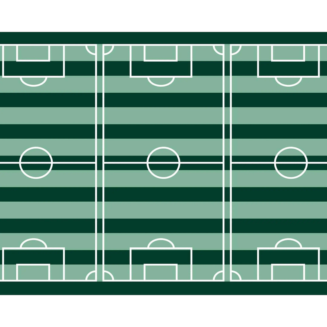 Football Pitch Disposable Tablecloth - Soccer Field Table Cover - Match Day Party Decorations - Kids Sports Birthday Tableware -120 x 180 cm - Jolie Fete UK