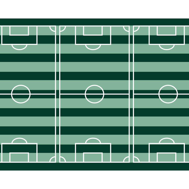Football Pitch Disposable Tablecloth - Soccer Field Table Cover - Match Day Party Decorations - Kids Sports Birthday Tableware -120 x 180 cm - Jolie Fete UK