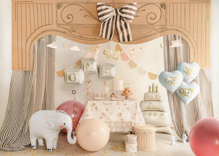 Giant Elephant Balloon - Standing Foil Balloon - Safari Birthday Decor - Jungle Animal Balloons - Wild One Party - Kids Party Balloon - Jolie Fete UK