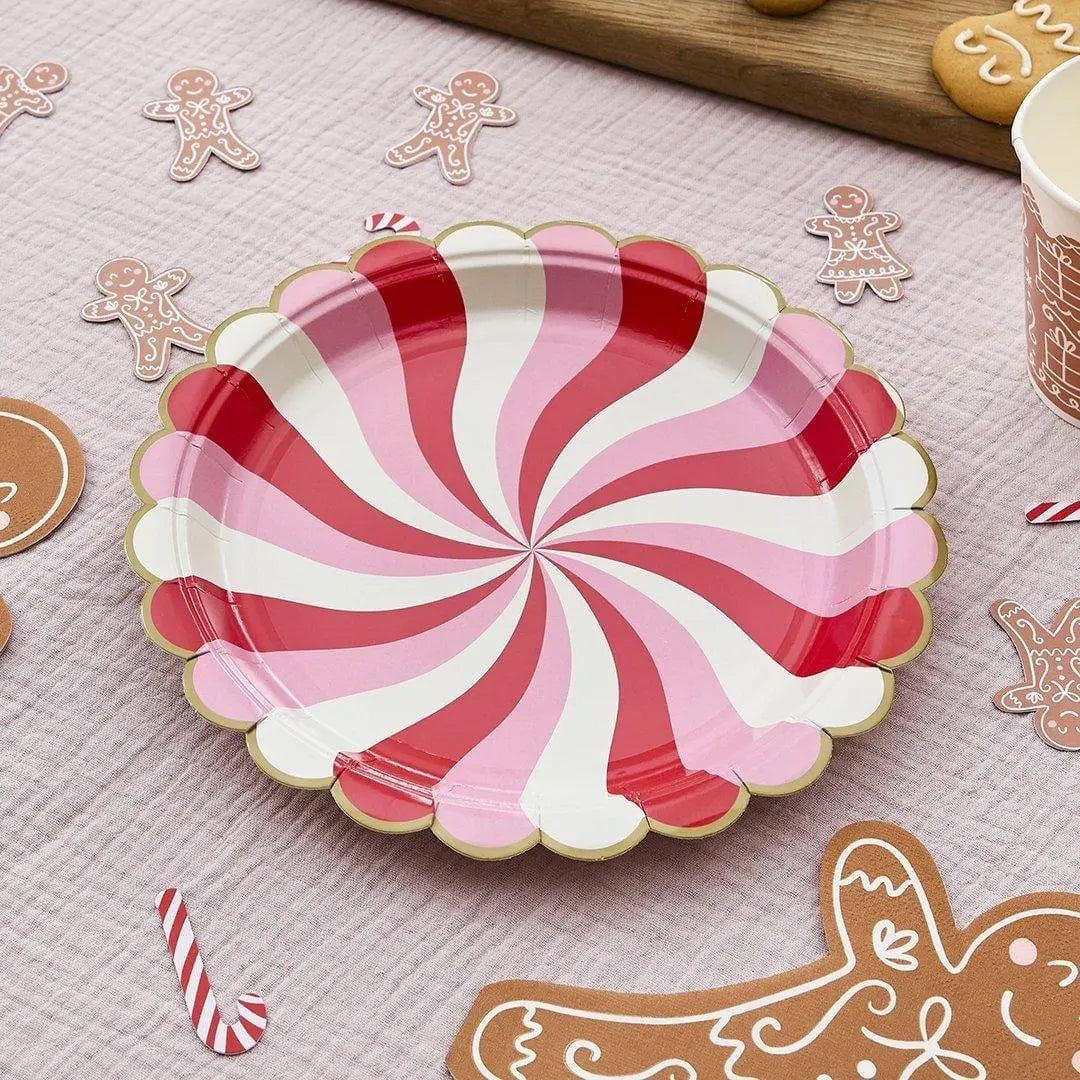 Gingerbread & Candy Cane Table Scatter - Gingerbread Christmas Table Confetti - Christmas Decorations - Holiday Decor - Christmas Craft - Jolie Fete UK