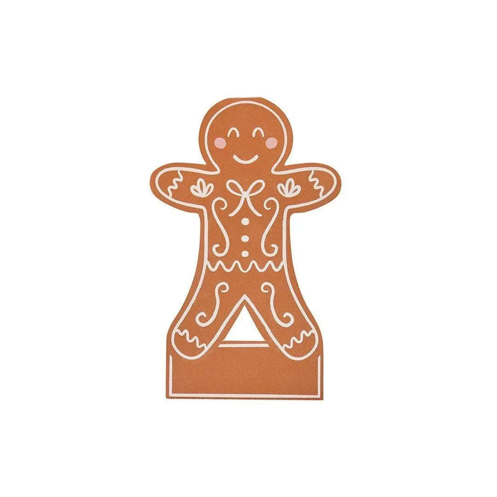Gingerbread Place Cards - Gingerbread Christmas Table Setting - Christmas Decorations - Holiday Decor - Kids Christmas Party - Pack Of 10 - Jolie Fete UK