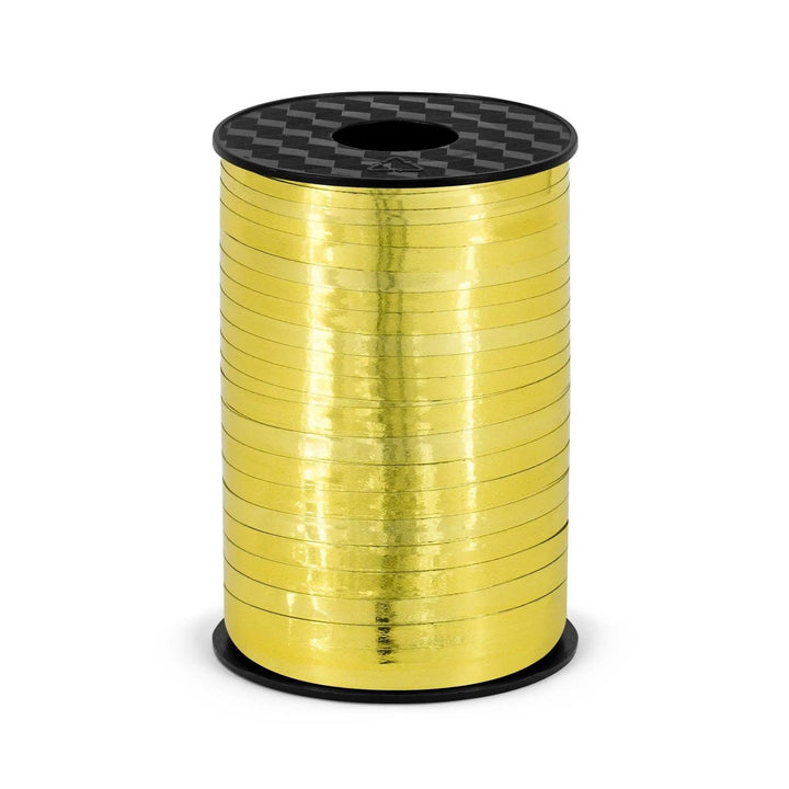 Gold Ribbon - Balloon Ribbon - Curling Ribbon - Gift Wrap Ribbon - 225m - Jolie Fete UK
