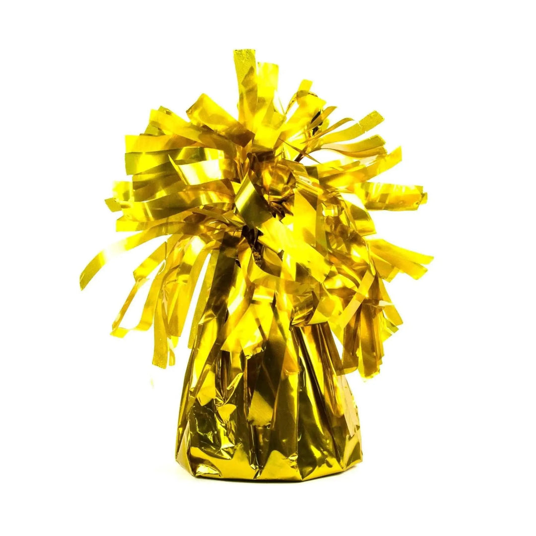 Gold Balloon Weight - Yellow Gold Metallic Balloon Weight - 160g - Other Colours Available - Jolie Fete UK
