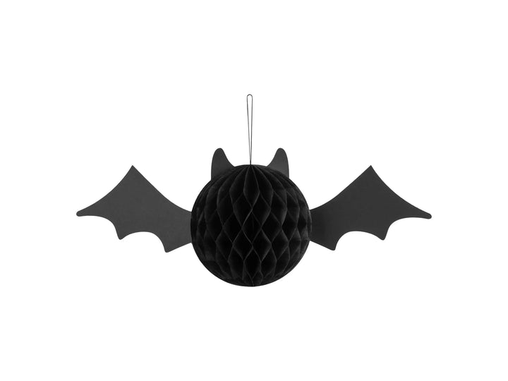 Halloween Bat Decoration - Black Honeycomb Bat - Hanging Halloween Bats - Halloween Decorations - Cute Halloween - Kids Halloween Party - Jolie Fete UK