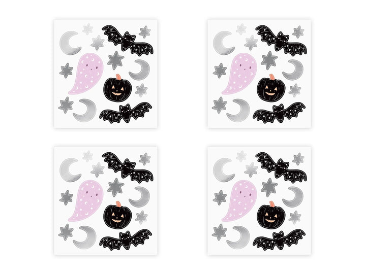 Halloween Stickers - Cute Halloween - Ghost - Pumpkin - Cat - Moon And Stars - Halloween Decorations - Halloween Kids Party-Pack Of 52 - Jolie Fete UK