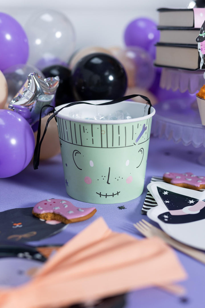 Halloween Treat Buckets - Small Candy Buckets - Halloween Treats - Trick Or Treat Buckets - Cute Halloween - Kids Halloween Party -Pack Of 2 - Jolie Fete UK