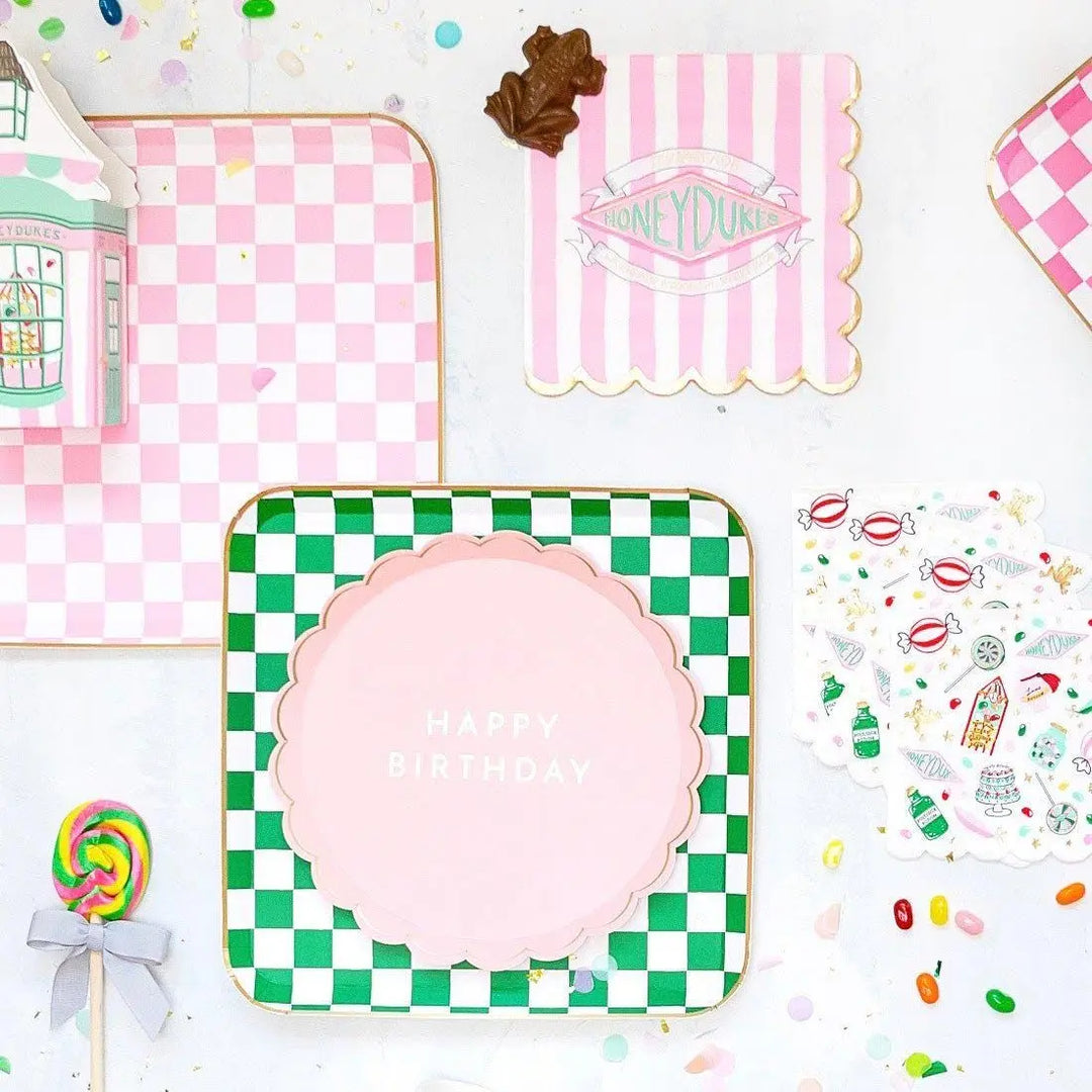 Harry Potter Honeydukes Napkins - Officially Licensed Wizarding World Party Napkins - Hogwarts Birthday -Candy Shop Paper Napkins-Pack of 24 - Jolie Fete UK