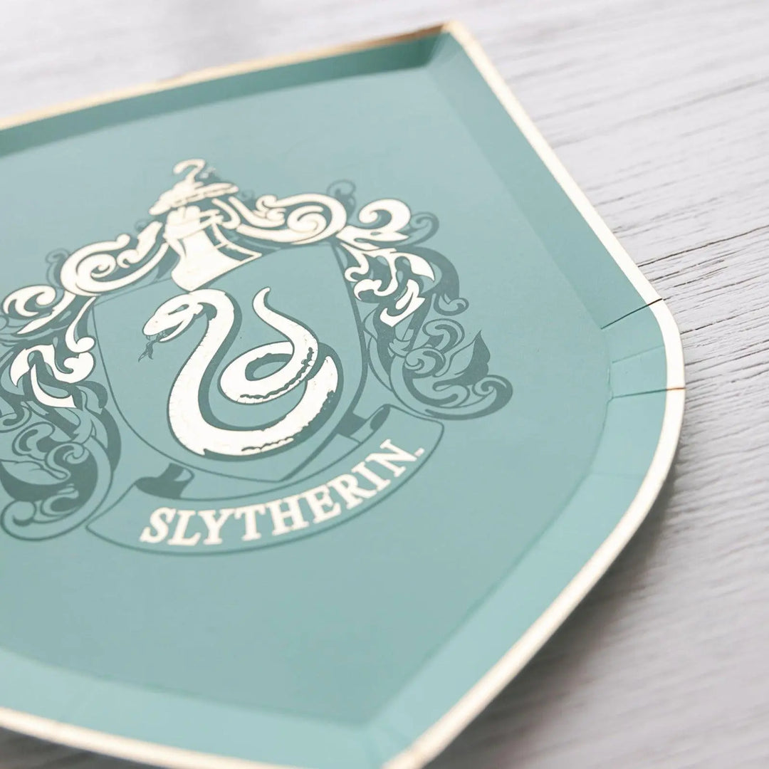 Harry Potter Party Plates - Hogwarts House Pride Paper Plates - Wizard Birthday Tableware - Officially Licensed - Pack of 8 - Jolie Fete UK