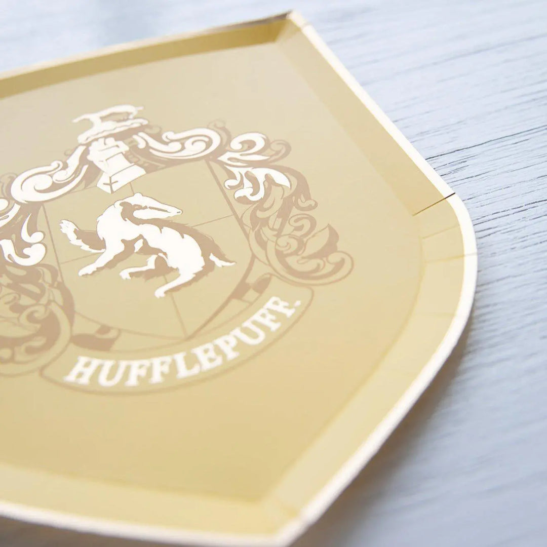 Harry Potter Party Plates - Hogwarts House Pride Paper Plates - Wizard Birthday Tableware - Officially Licensed - Pack of 8 - Jolie Fete UK