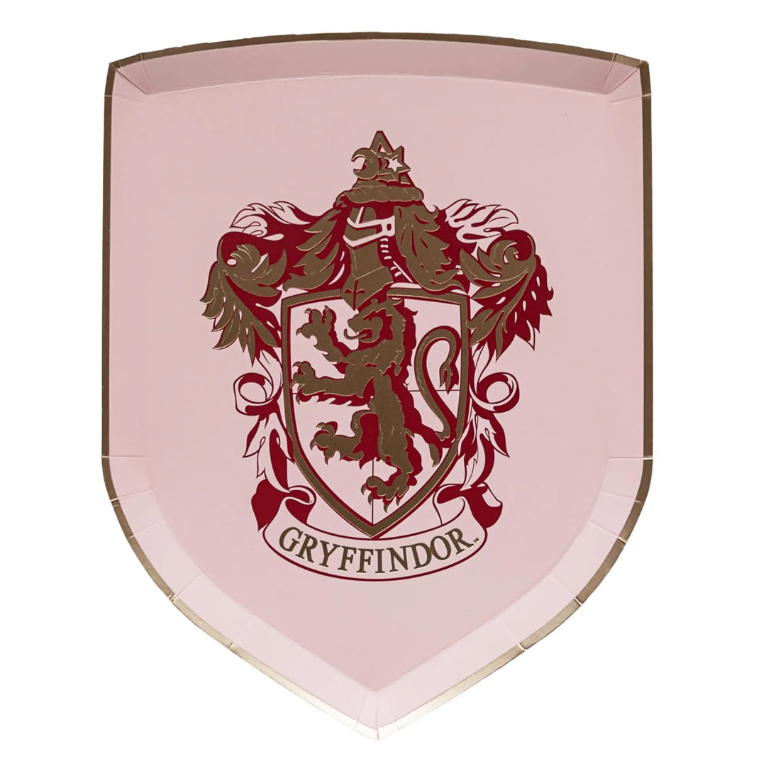 Harry Potter Party Plates - Hogwarts House Pride Paper Plates - Wizard Birthday Tableware - Officially Licensed - Pack of 8 - Jolie Fete UK