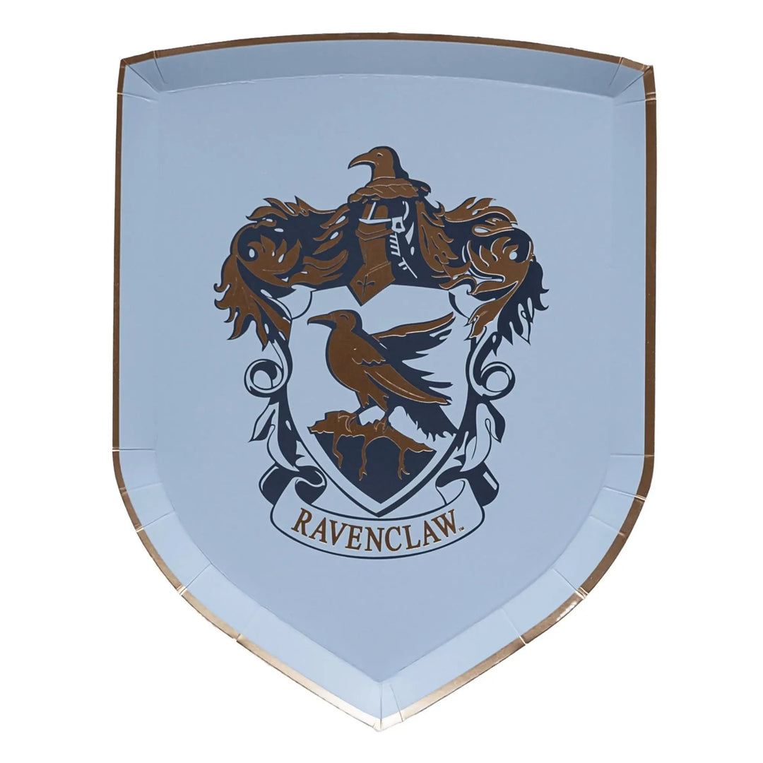 Harry Potter Party Plates - Hogwarts House Pride Paper Plates - Wizard Birthday Tableware - Officially Licensed - Pack of 8 - Jolie Fete UK