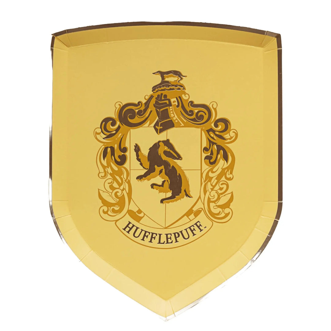 Harry Potter Party Plates - Hogwarts House Pride Paper Plates - Wizard Birthday Tableware - Officially Licensed - Pack of 8 - Jolie Fete UK