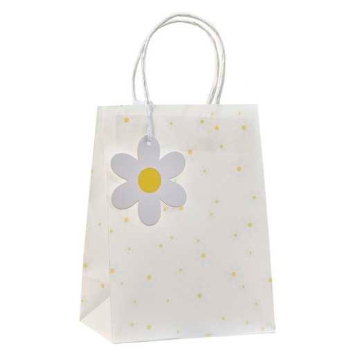 Daisy Print Vellum Party Bags - Ditsy Daisy - Ginger Ray - Pack Of 5 - Jolie Fete UK