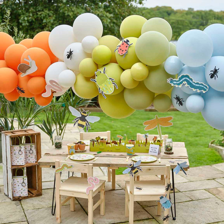 Bug Party Balloon Arch with Card Bugs - Bugging Out - Ginger Ray - Jolie Fete UK