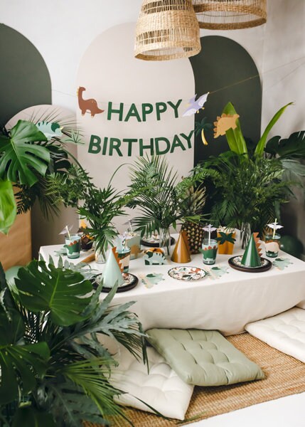 Dinosaur Happy Birthday Banner - Jolie Fete UK