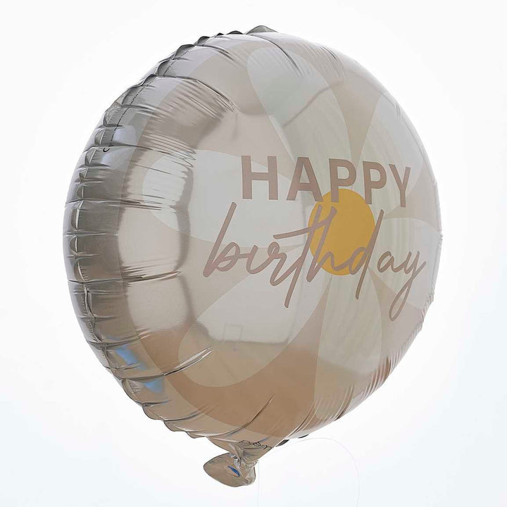 Daisy Happy Birthday Helium Balloon - Ditsy Daisy - Ginger Ray - Jolie Fete UK