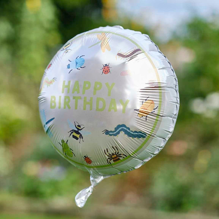 Happy Birthday Bug Party Balloon - Bugging Out - Ginger Ray - Jolie Fete UK