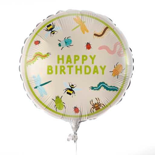 Happy Birthday Bug Party Balloon - Bugging Out - Ginger Ray - Jolie Fete UK