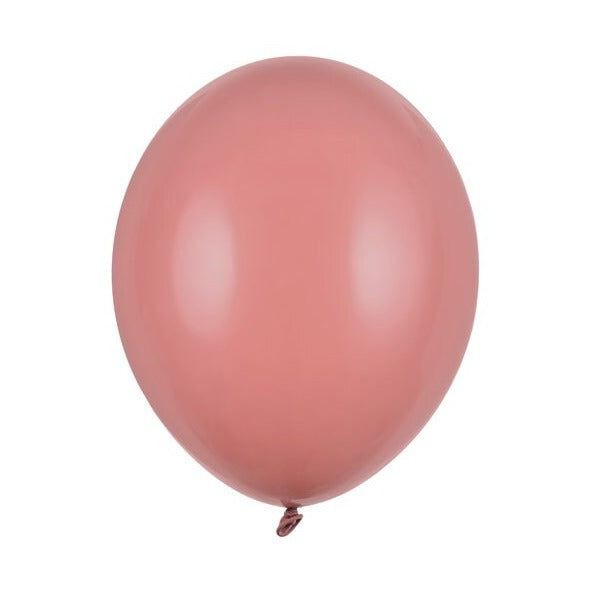 Pastel Wild Rose 12" Strong Round Latex Balloons - Pink Colour - Matt Finish - Birthday Party Balloons - Baby Shower Decorations -Pack Of 10 - LittleOrchardCraft