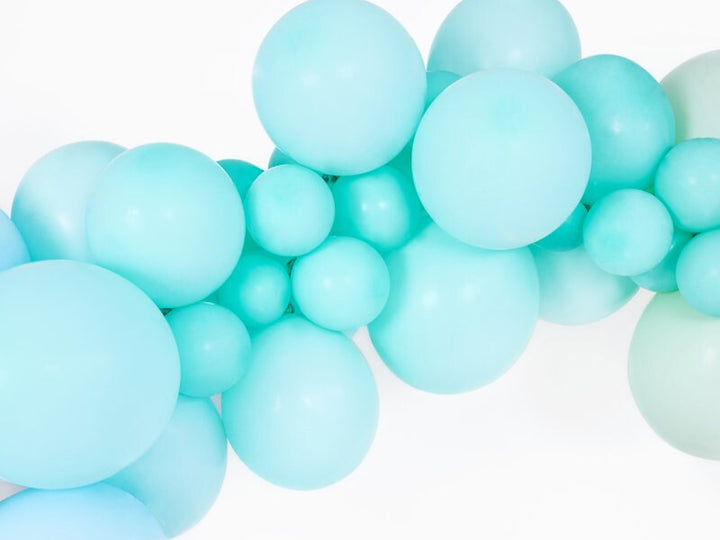 Pastel Light Mint 12" Strong Round Latex Balloons - Green Colour - Matt Finish-Birthday Party Balloons-Baby Shower Decorations -Pack Of 10 - LittleOrchardCraft