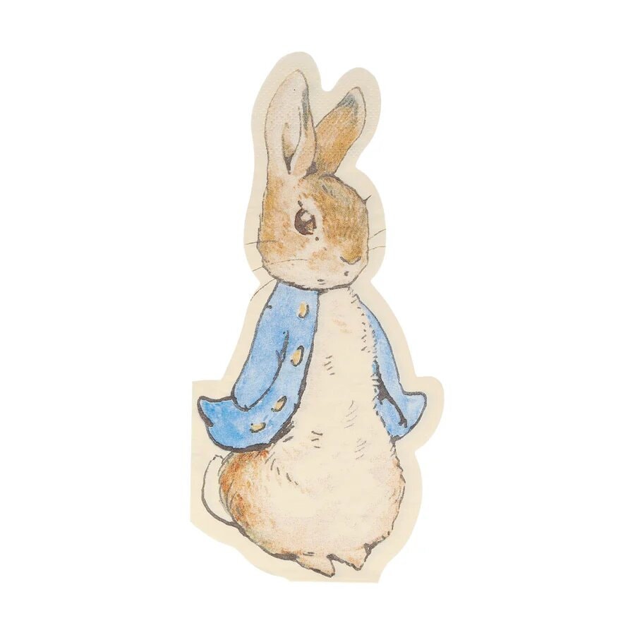 Peter Rabbit Napkins - Beatrix Potter Peter Rabbit And Friends - Meri Meri - Pack Of 20 - Jolie Fete