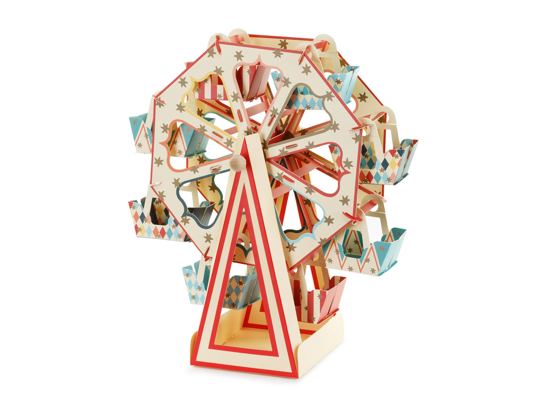 DIY Circus Party Snack Stand - Ferris Wheel Treat Stand - Carnival Party Supplies - Funfair Theme Centrepiece - Kids Birthday Party Supplies - Jolie Fete UK