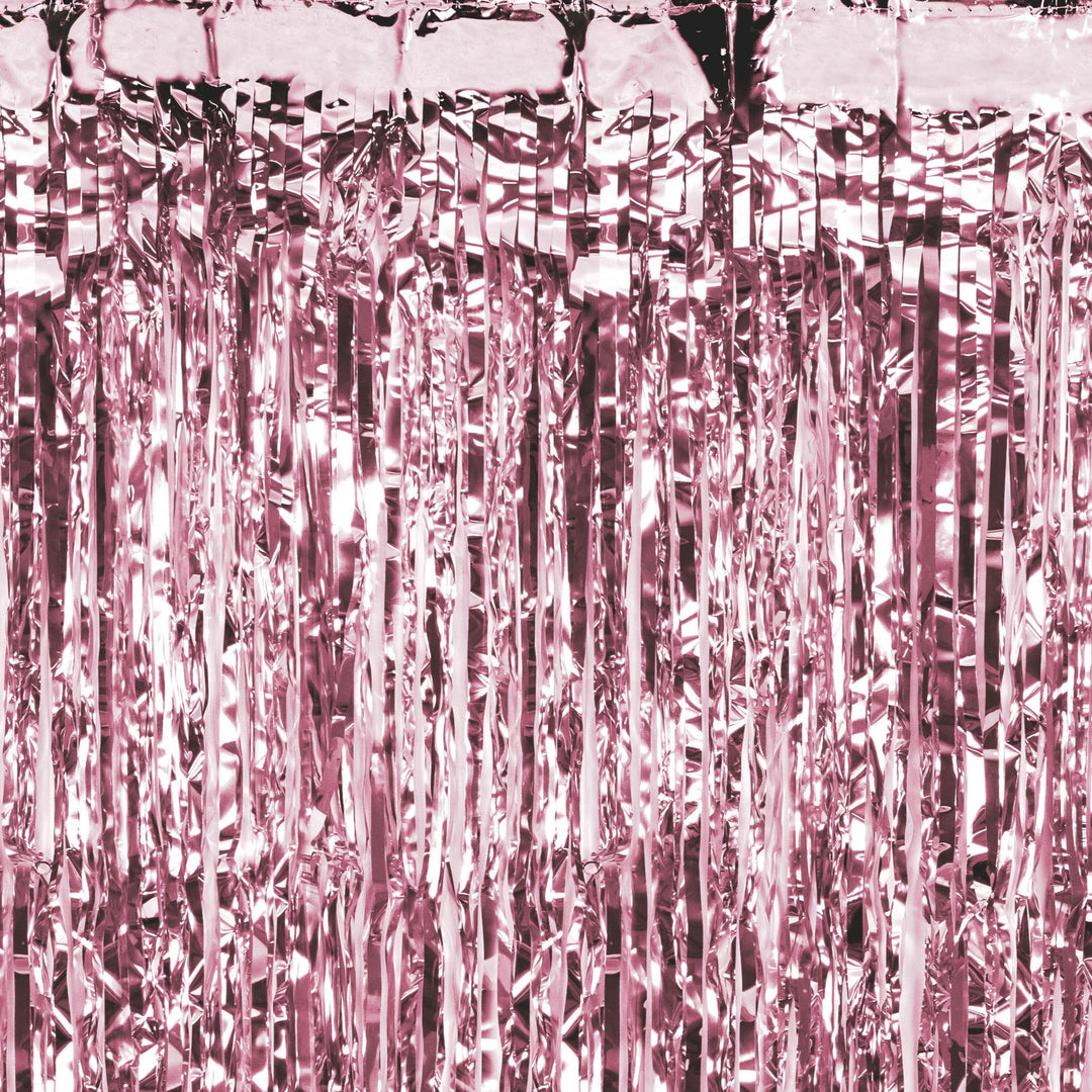 Rose Gold Party Curtain - Rose Gold Party Backdrop - Kids Birthday Party -Rose Gold Party Decor-Metallic Fringe Curtain-Photo Booth Backdrop - Jolie Fete UK