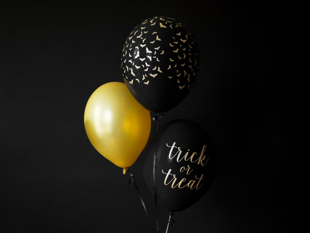 10 x Metallic Gold 12" Strong Round Latex Balloons - Shiny Finish - Birthday Party Balloons - Christmas Decorations -New Year's Eve Balloons - Jolie Fete UK