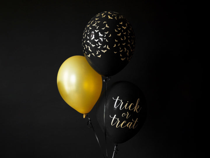 10 x Metallic Gold 12" Strong Round Latex Balloons - Shiny Finish - Birthday Party Balloons - Christmas Decorations -New Year's Eve Balloons - Jolie Fete UK