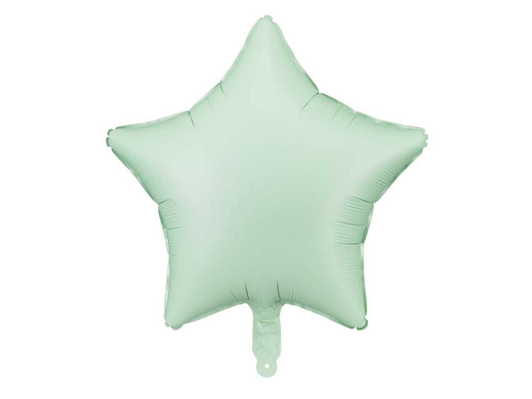 Pastel Green Star Balloon - Star Shaped Foil Balloon - Mint Green Balloon - Light Green Birthday Party Decor - Baby Shower Balloon - Jolie Fete UK